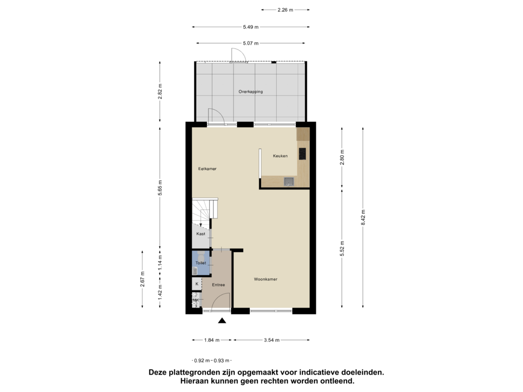 Bekijk plattegrond van Begane Grond van De Duiker 4