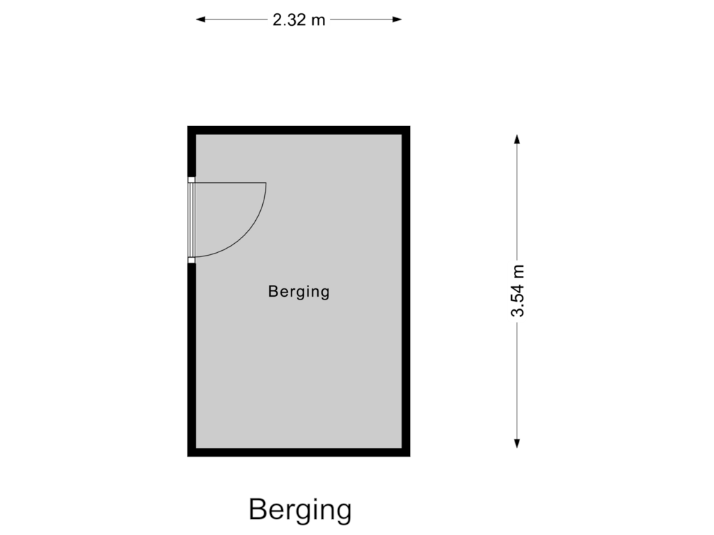 Bekijk plattegrond van Berging van Sallandhof 18