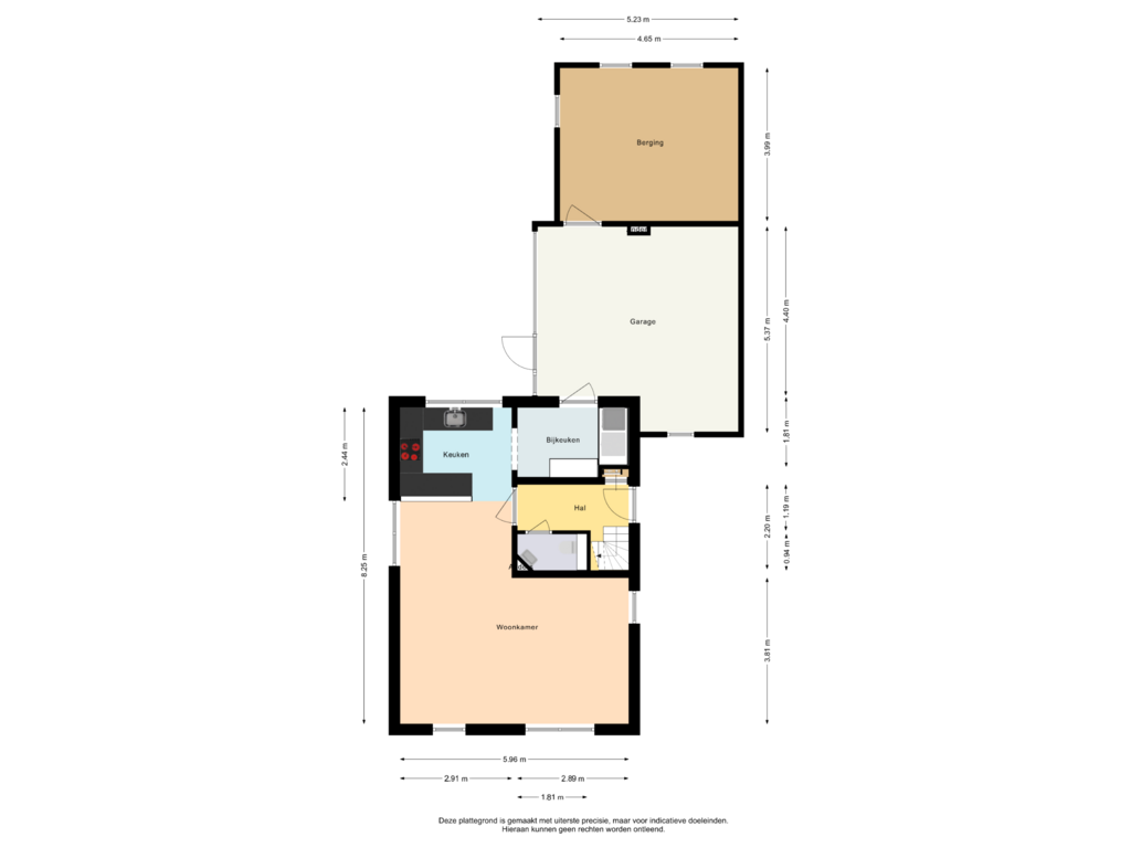 Bekijk plattegrond van Begane grond van De Acht 10