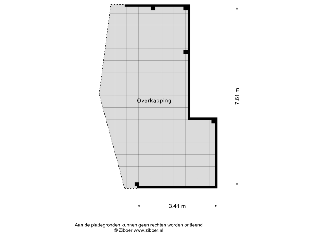 View floorplan of Overkapping of Bosscheweg 16