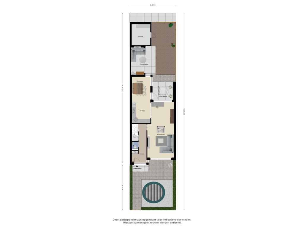 View floorplan of Begane Grond -Tuin of Walstrolaan 33