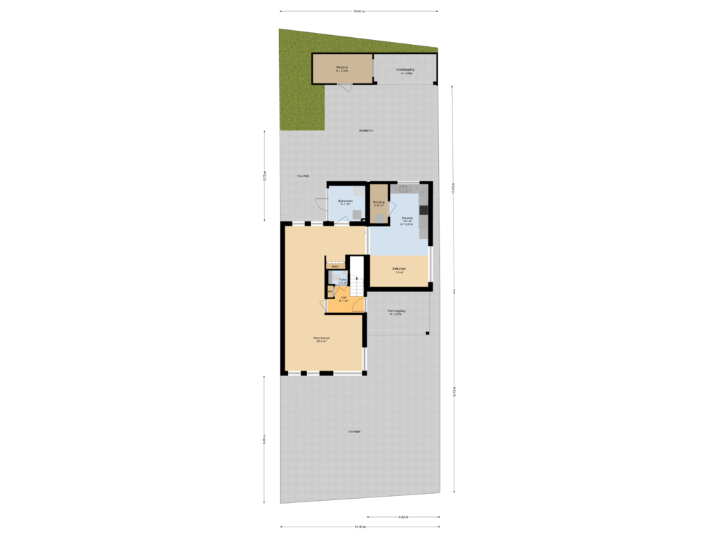 View floorplan of Situatie of D Wiersmastrjitte 3