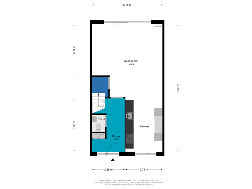 Bekijk plattegrond van Begane Grond van Zwaluwstraat 29