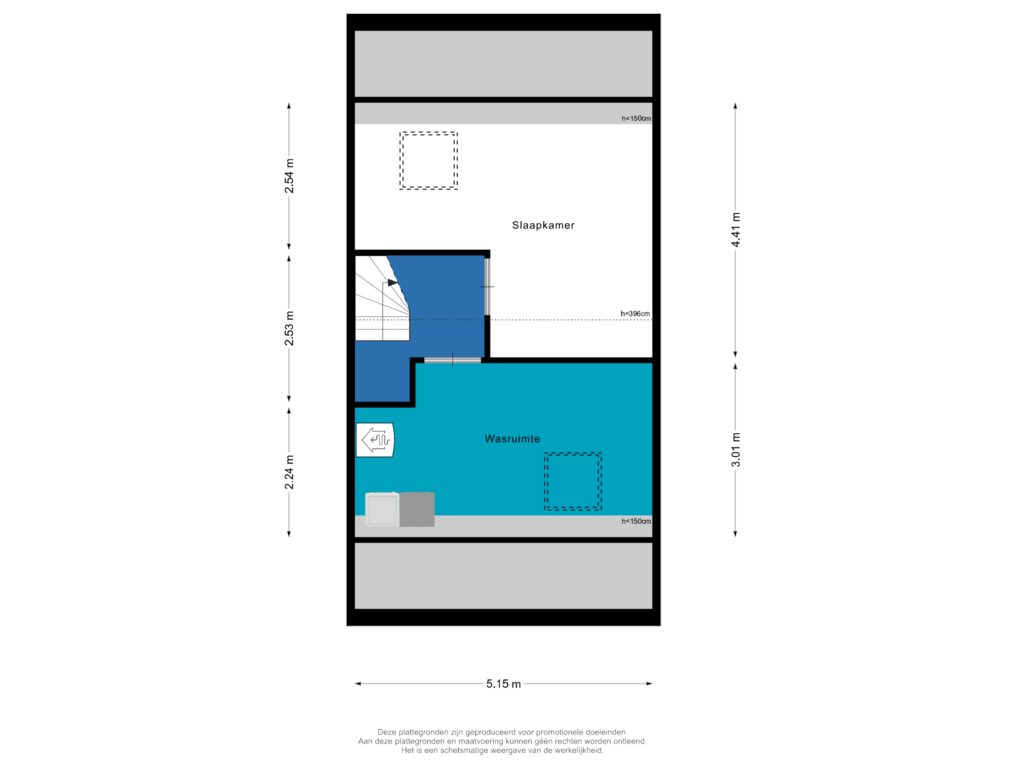 Bekijk plattegrond van 2e Verdieping van Zwaluwstraat 29