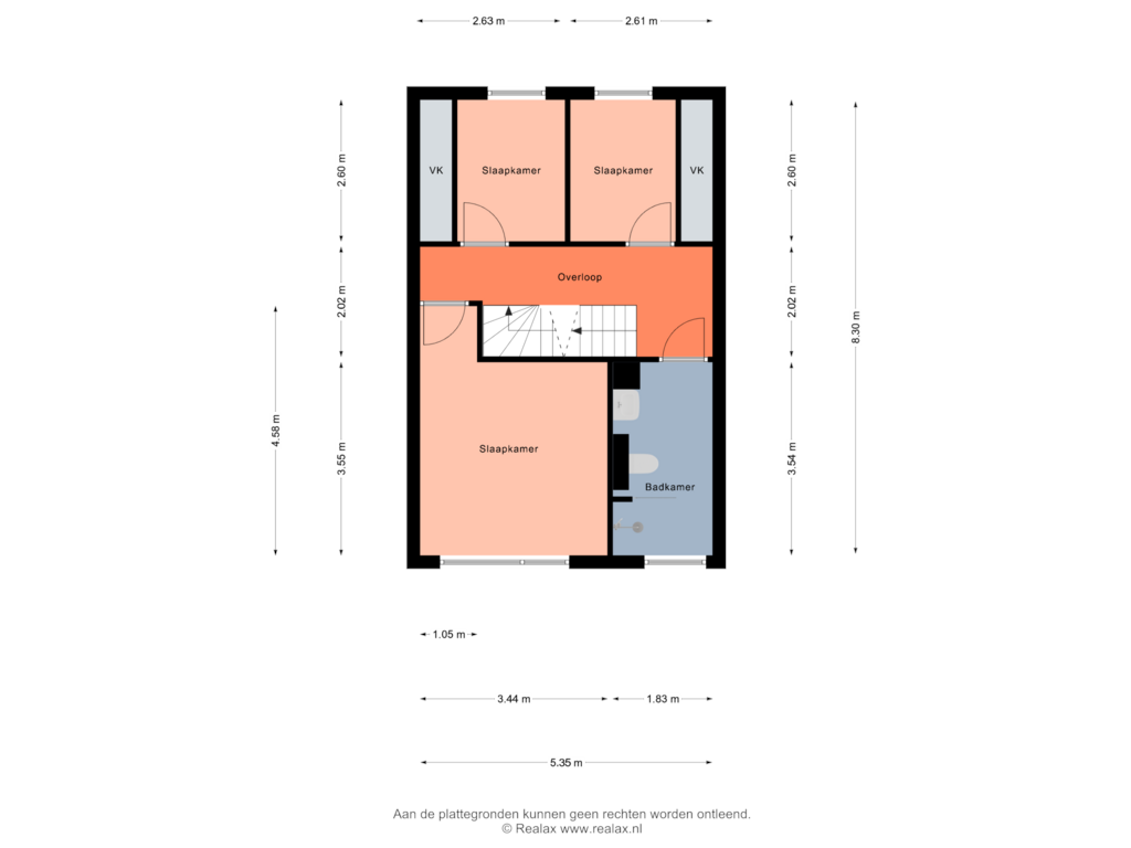 Bekijk plattegrond van Verdieping 1 van Vaandrig 24