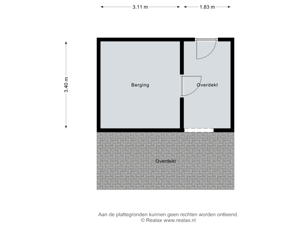 Bekijk plattegrond van Berging van Vaandrig 24