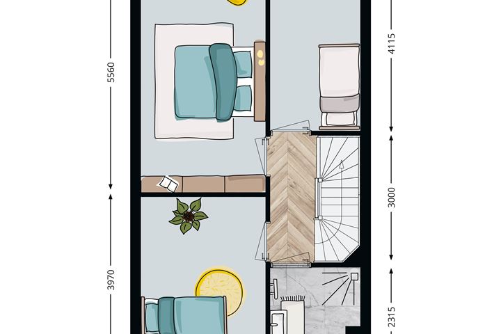 Bekijk foto 4 van Tussenwoning (Bouwnr. 41)