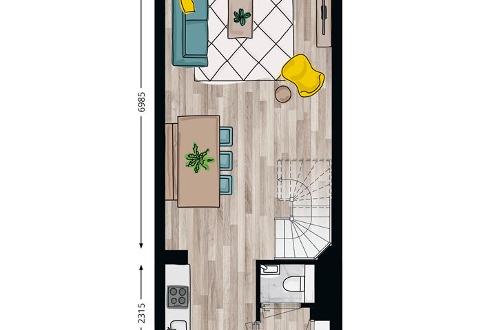 Bekijk foto 5 van Tussenwoning (Bouwnr. 46)