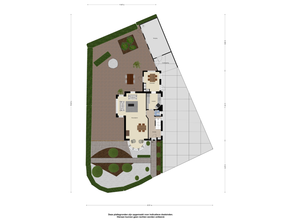 Bekijk plattegrond van Begane Grond Tuin van Waltersingel 49