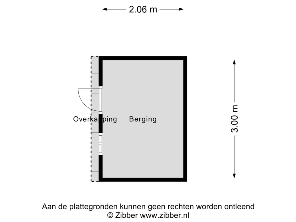 Bekijk plattegrond van Berging van Noordzee Boulevard 2