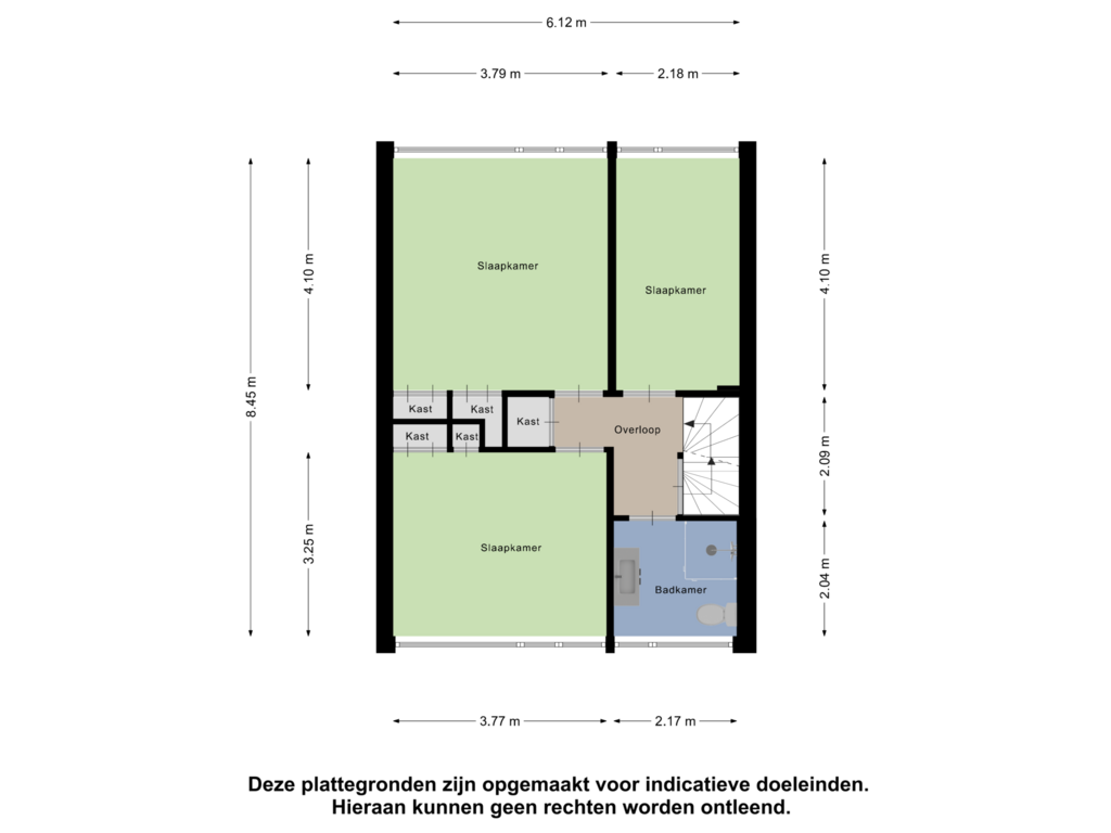 Bekijk plattegrond van Eerste Verdieping van Tjonger 119