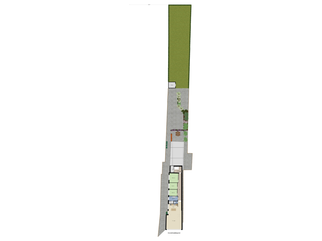 Bekijk plattegrond van Eerste Verdieping-Tuin van Markt 21-A