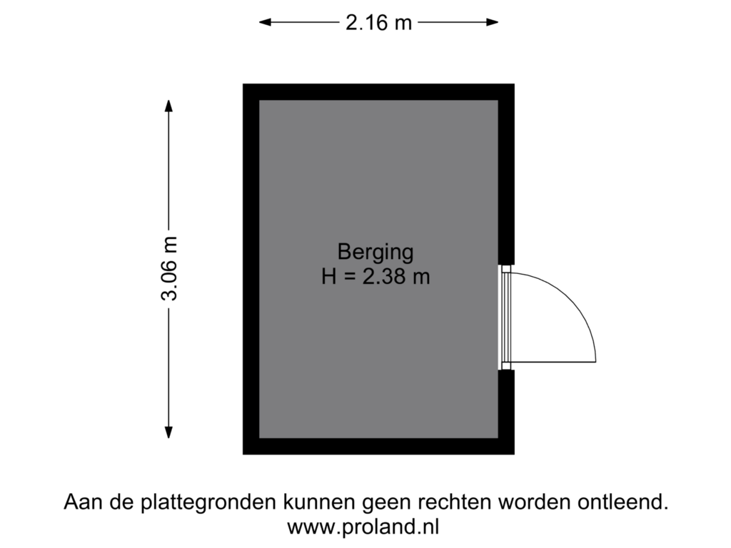 Bekijk plattegrond van Berging van Morgenerf 1