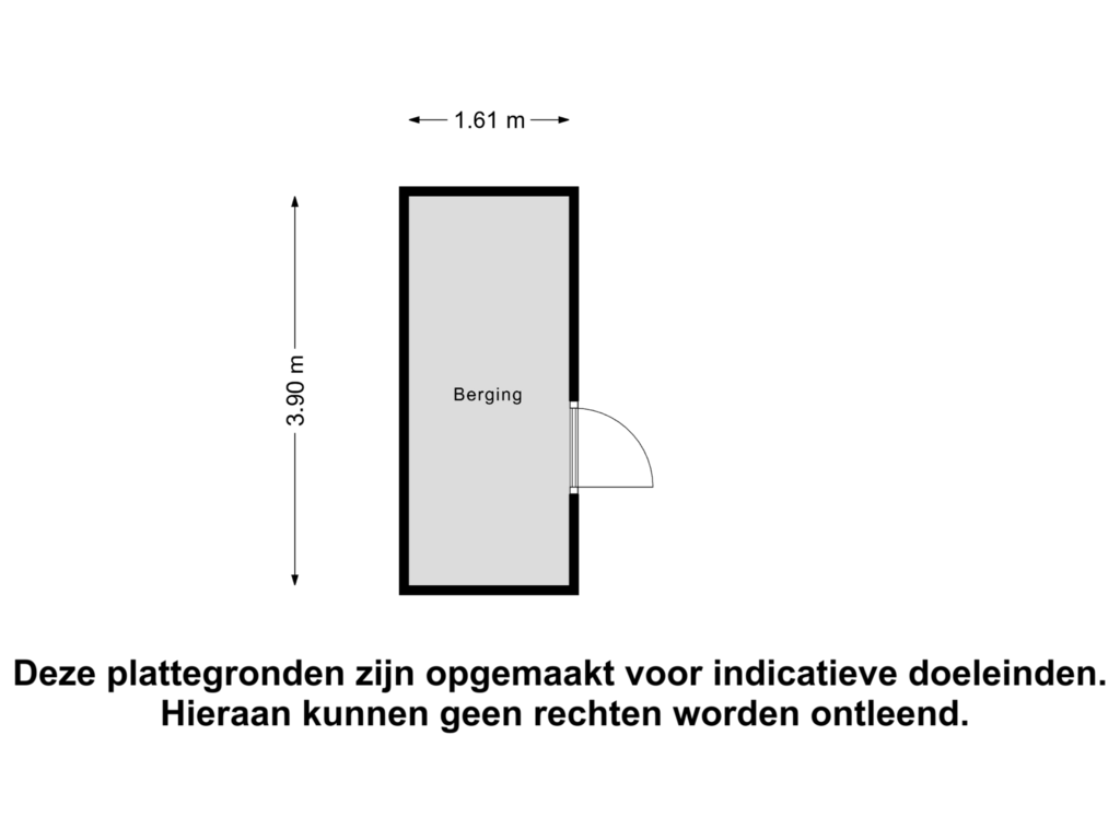 Bekijk plattegrond van Berging van Kleine Heistraat 16-K105