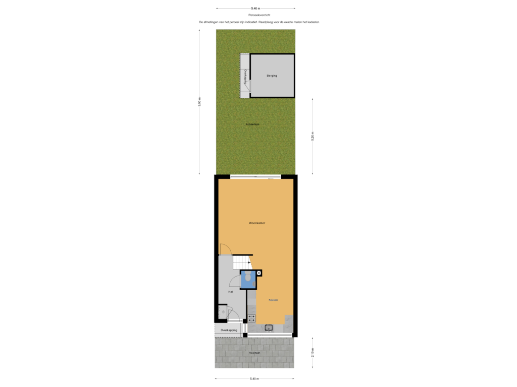 Bekijk plattegrond van Perceeloverzicht van Dreeslaan 221