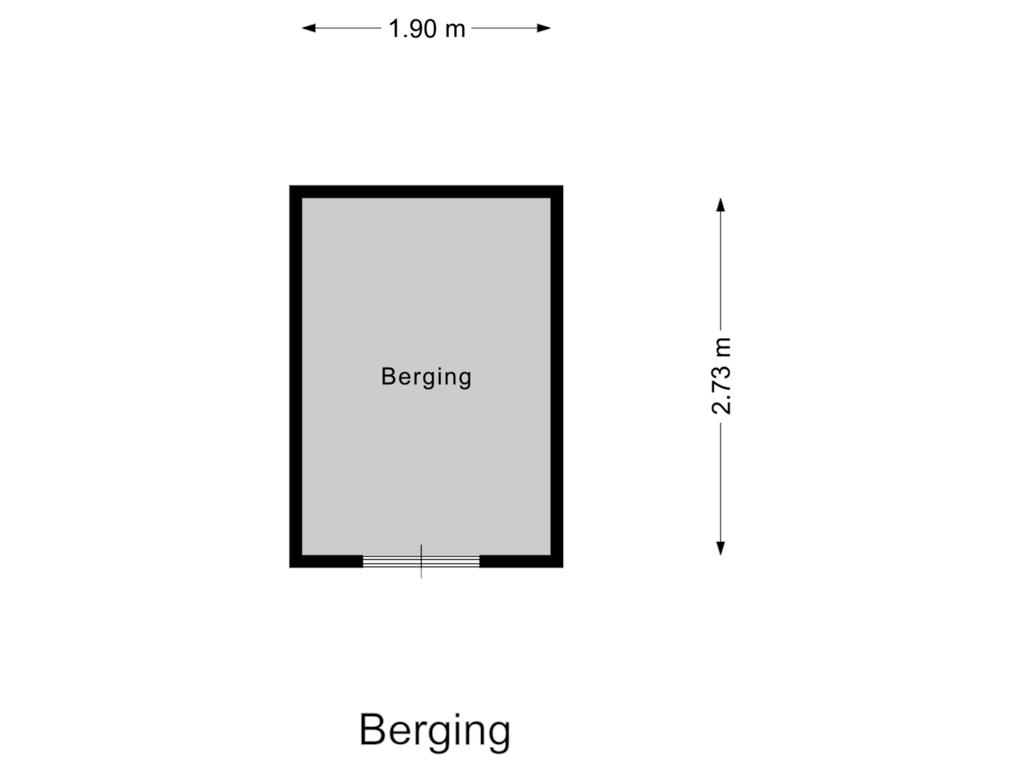 Bekijk plattegrond van Berging van Pioenhof 20