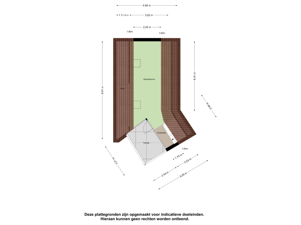 Bekijk plattegrond van Tweede Verdieping van Kapelakker 18