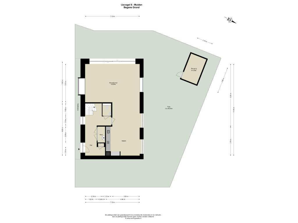 Bekijk plattegrond van Begane Grond van IJsvogel 6