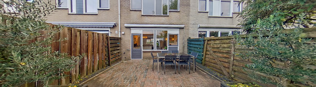 View 360° photo of Achtertuin of Bauerstraat 23