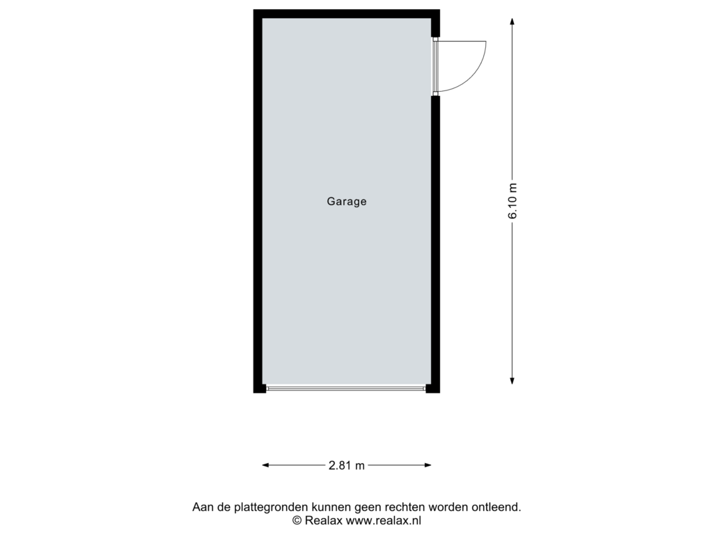 Bekijk plattegrond van Garage van Munnikenweg 57