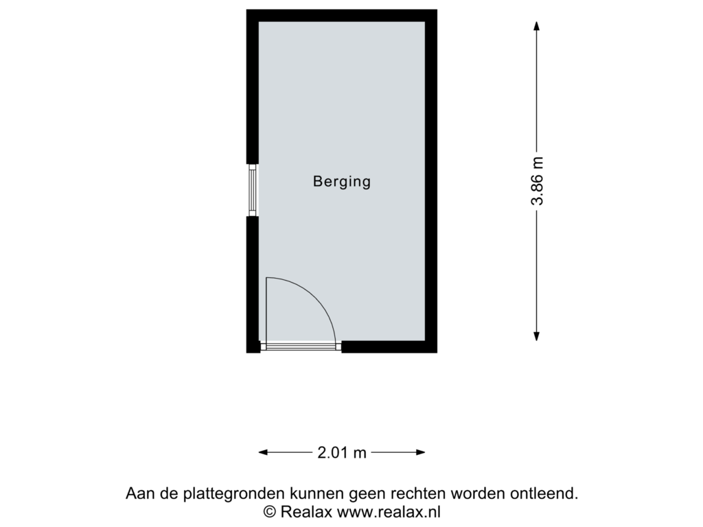 Bekijk plattegrond van Berging van Munnikenweg 57