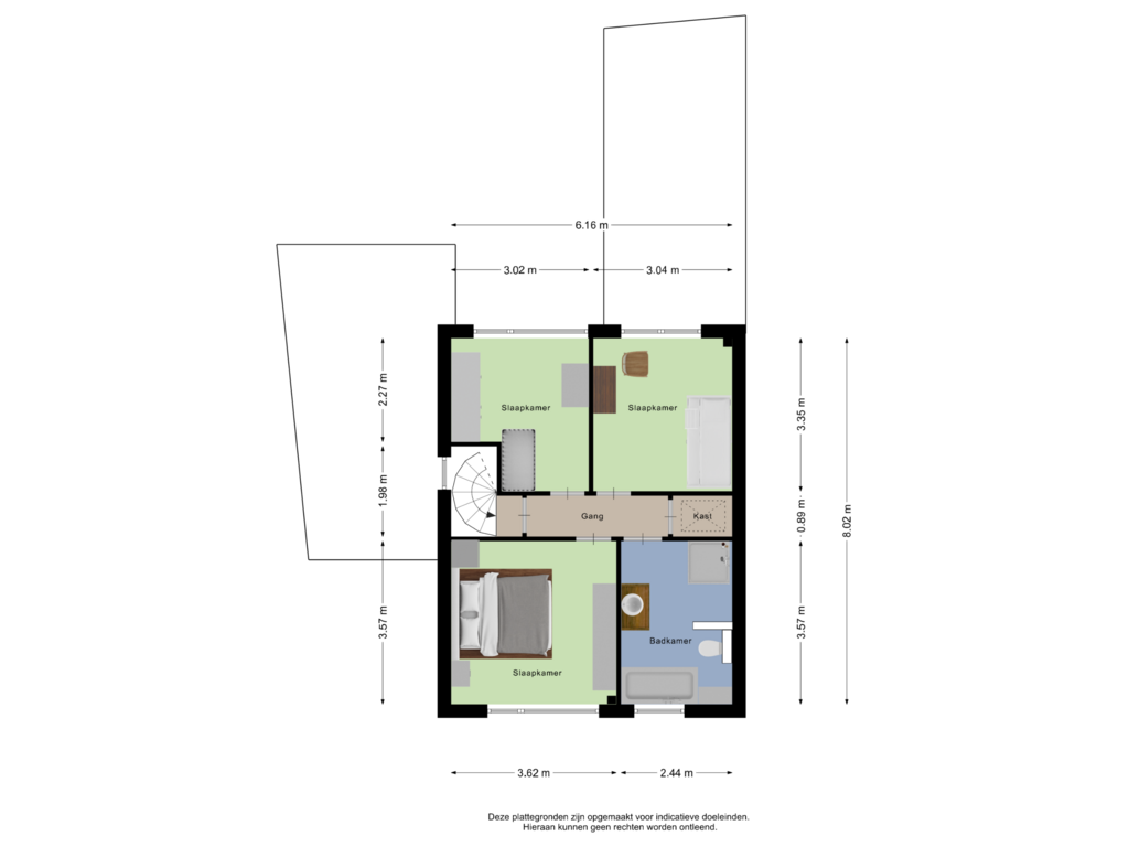 Bekijk plattegrond van Eerste Verdieping van van Nahuijsstraat 16