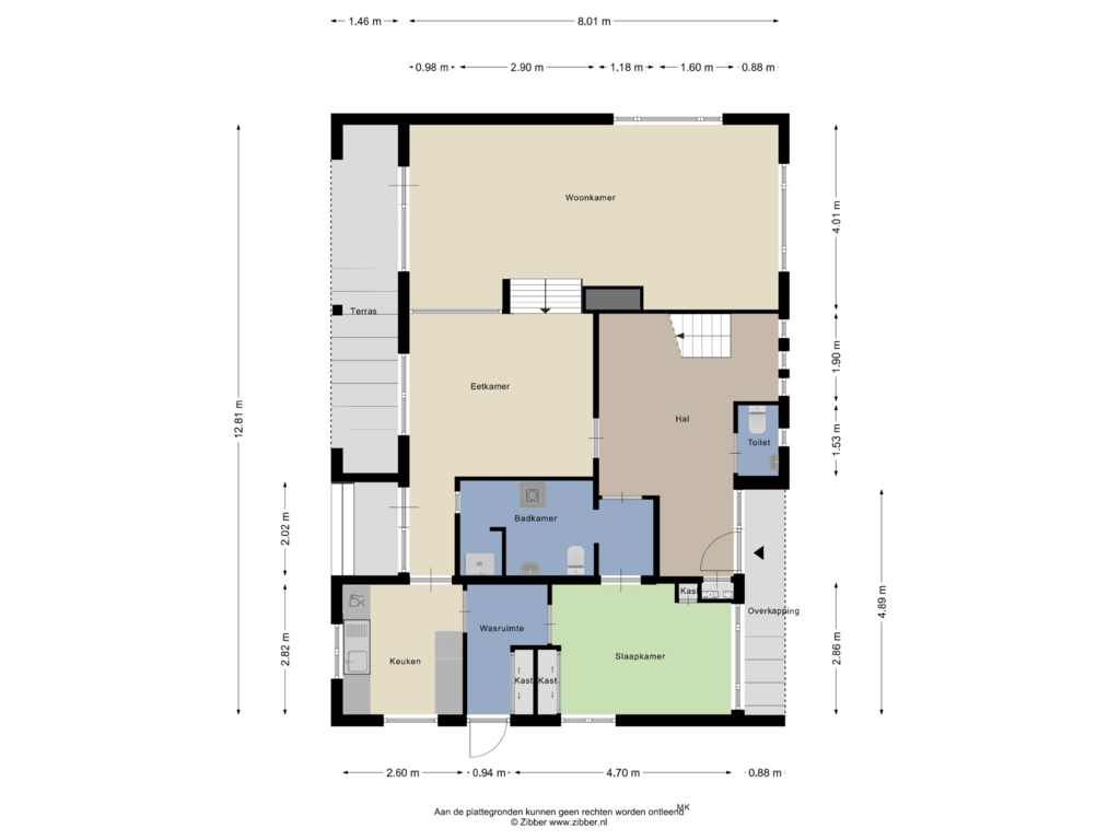 Bekijk plattegrond van Begane grond van Rutgerstraat 9