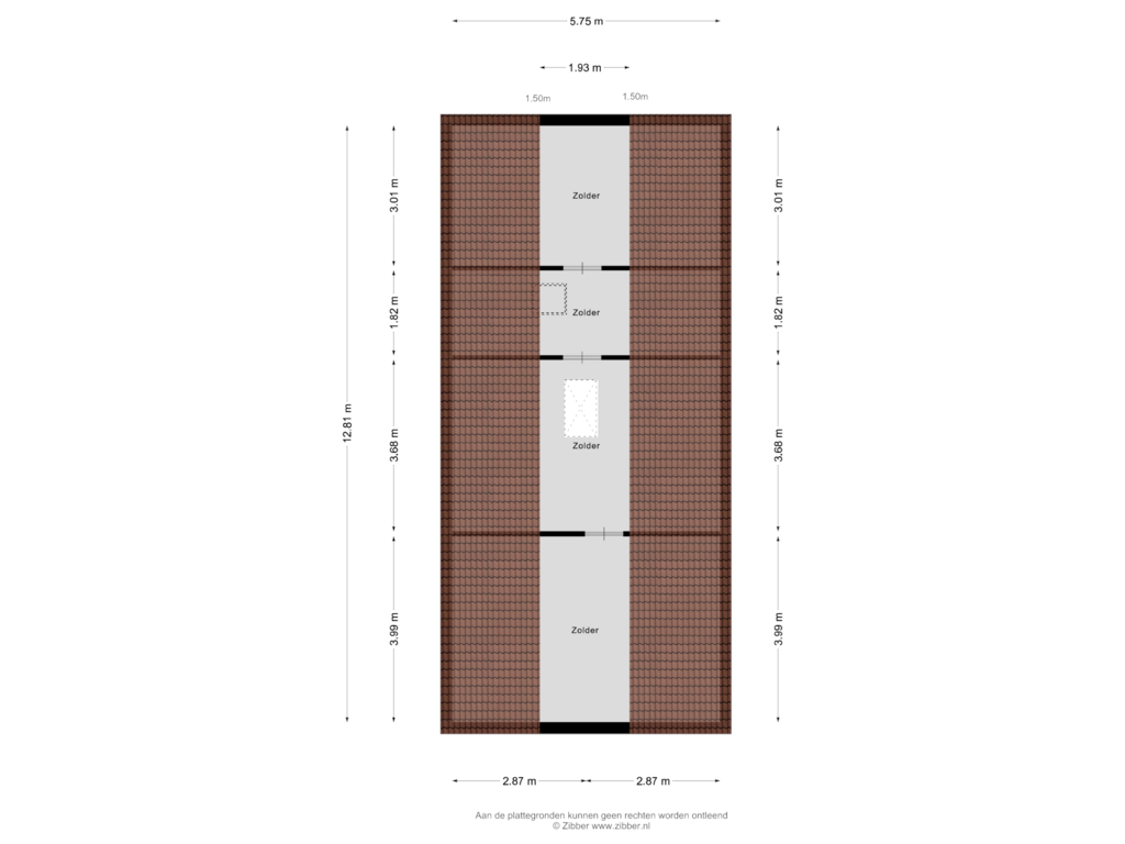 Bekijk plattegrond van Tweede verdieping van Rutgerstraat 9