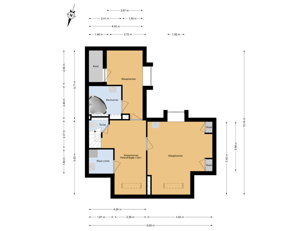 View floorplan of Souterrain of Olmendreef 131