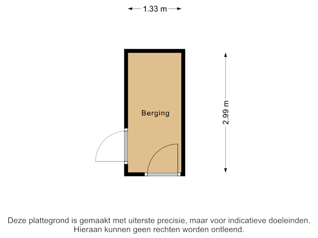 Bekijk plattegrond van Berging van De Klamp 9