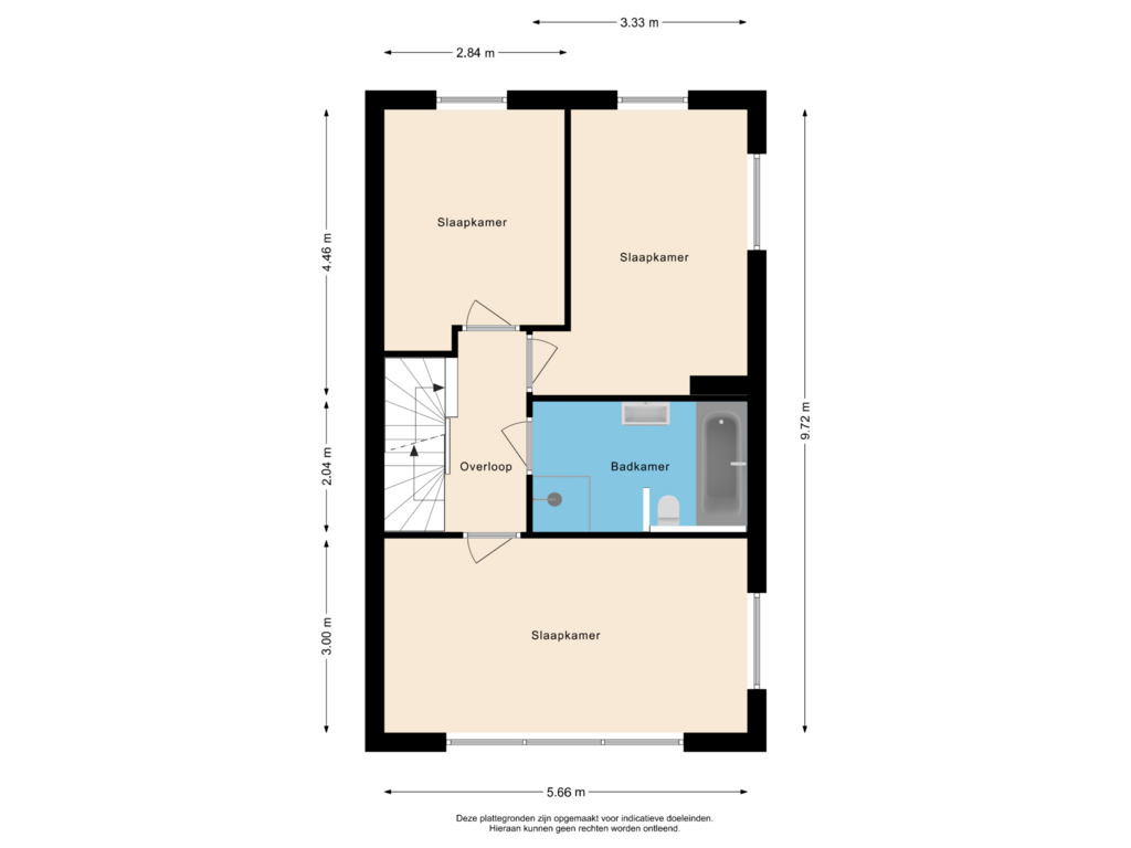 View floorplan of Eerste verdieping of Himalaya 18