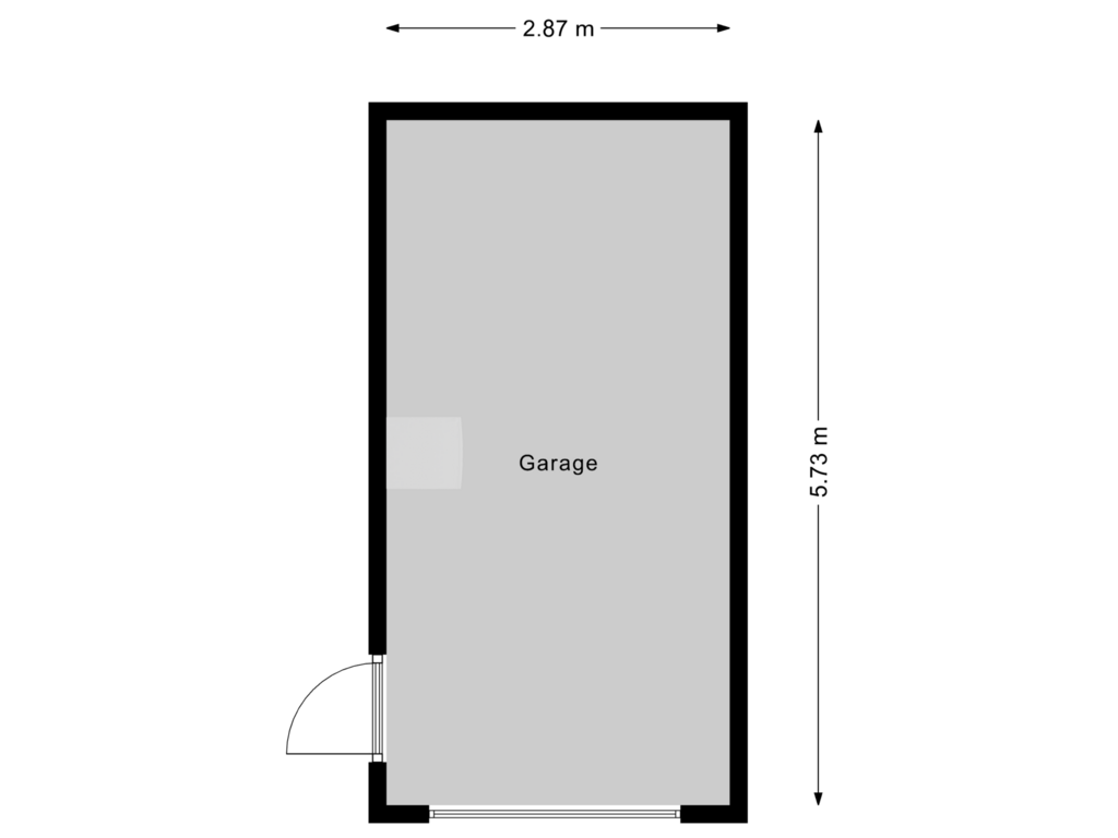 Bekijk plattegrond van Berging van Willemshoek 6