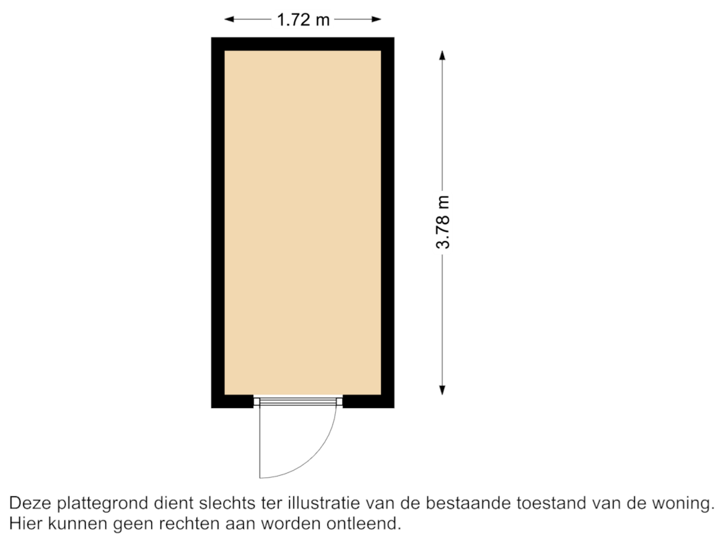 Bekijk plattegrond van Berging van Munthervesteplein 38