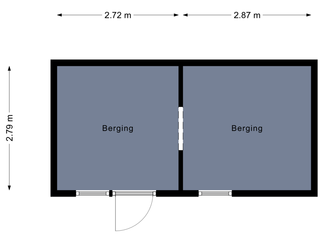 Bekijk plattegrond van Berging van Westenbergstraat 30