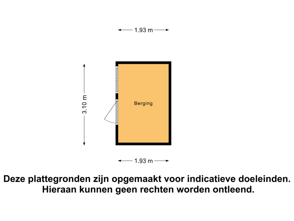 Bekijk plattegrond van Berging van Wilgenlaan 40