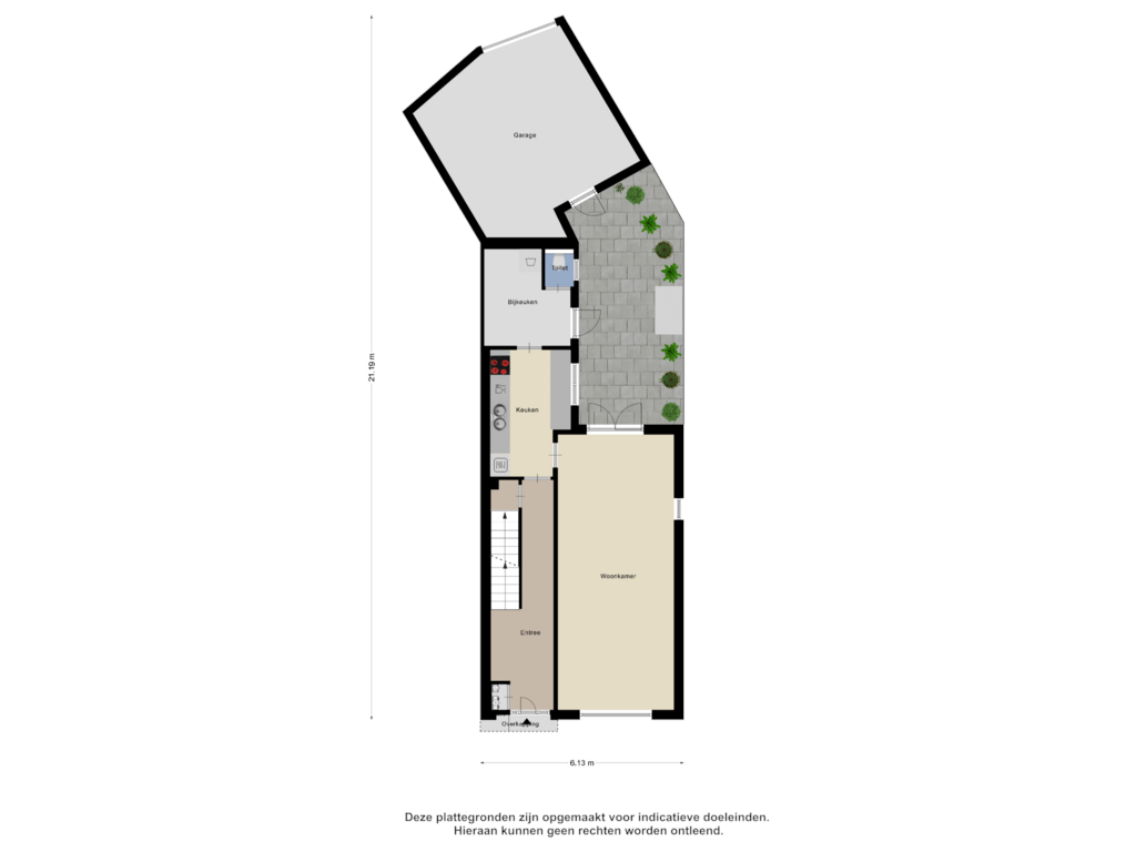 View floorplan of Begane Grond_Tuin of Schouwbroekseweg 27