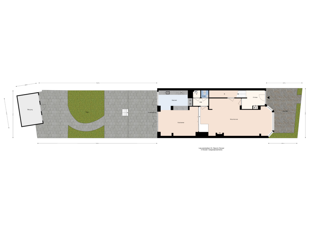 Bekijk plattegrond van Perceel van Leeuwendaallaan 50