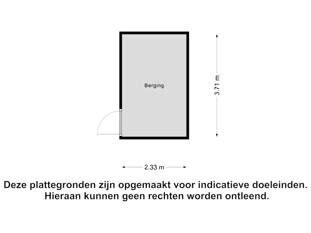 Bekijk plattegrond van Berging van Hoornwerk 24