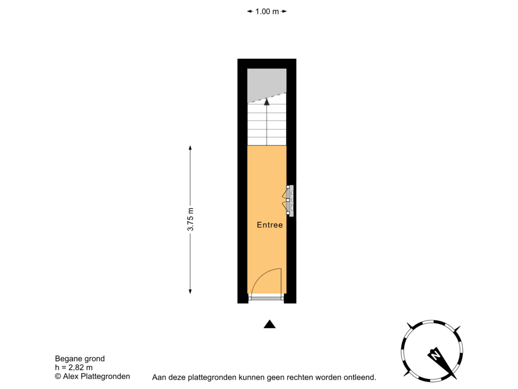 Bekijk plattegrond van Begane grond van Jacob Catsstraat 17