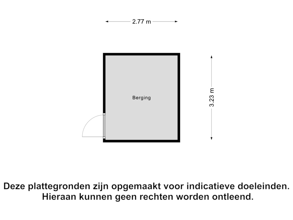 Bekijk plattegrond van Berging van William Boothstraat 31