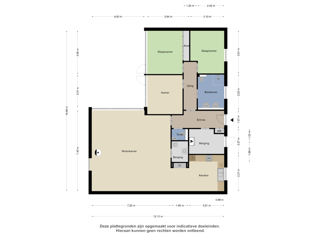 View floorplan of Appartement of Jonkwerf 3