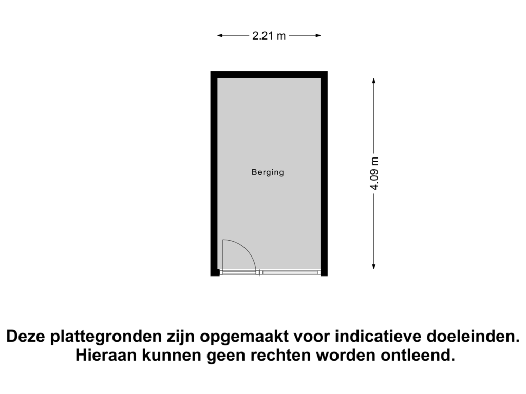 Bekijk plattegrond van Berging van Rechterenstraat 34