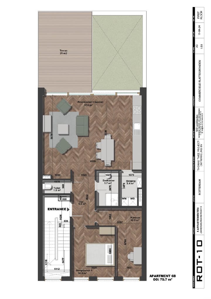 Foto 4 van Zwaerdecroonstraat 6-B