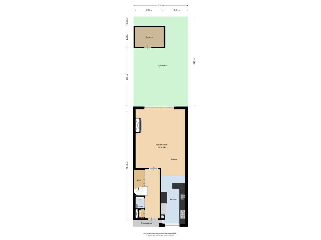 View floorplan of Situatie of Driehuizenpark 79