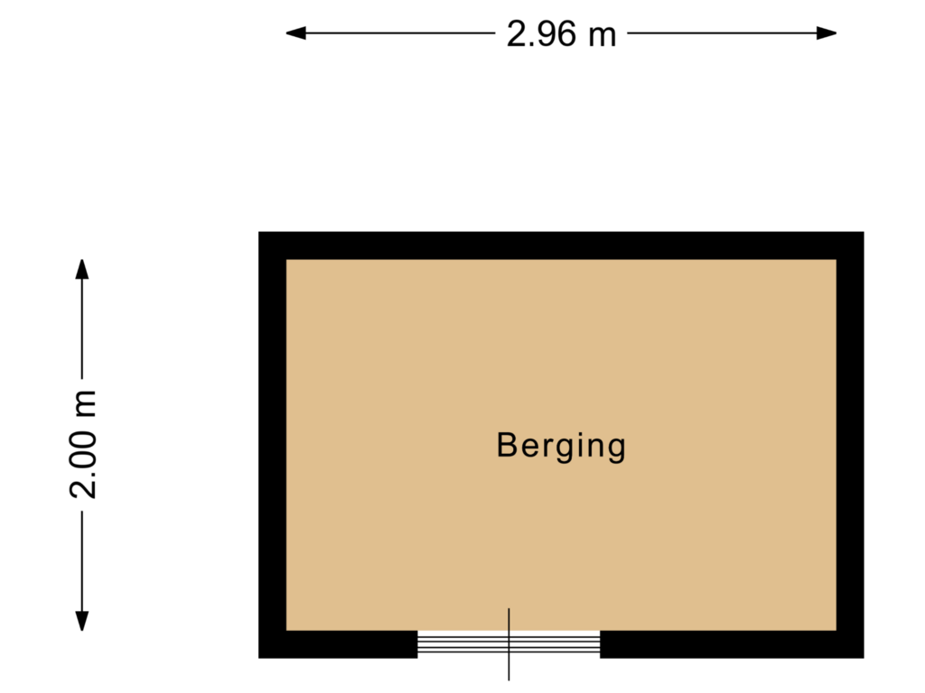 View floorplan of Berging of Driehuizenpark 79