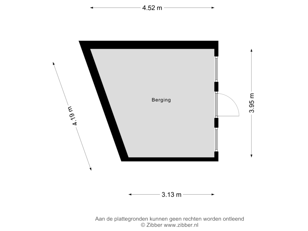 Bekijk plattegrond van Berging van Hendrik van Deventerstraat 6