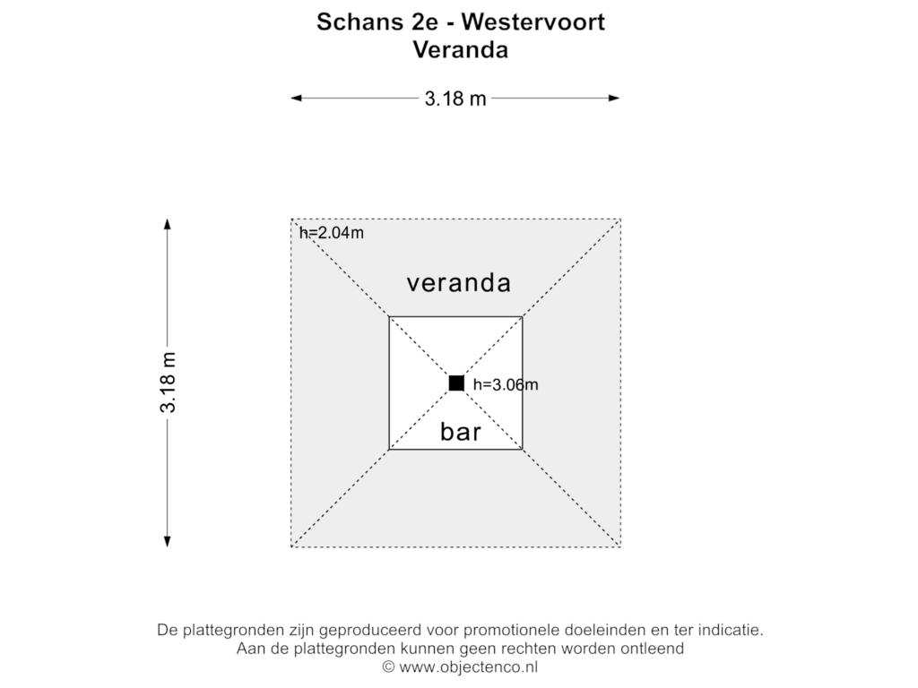 Bekijk plattegrond van VERANDA van Schans 2-E