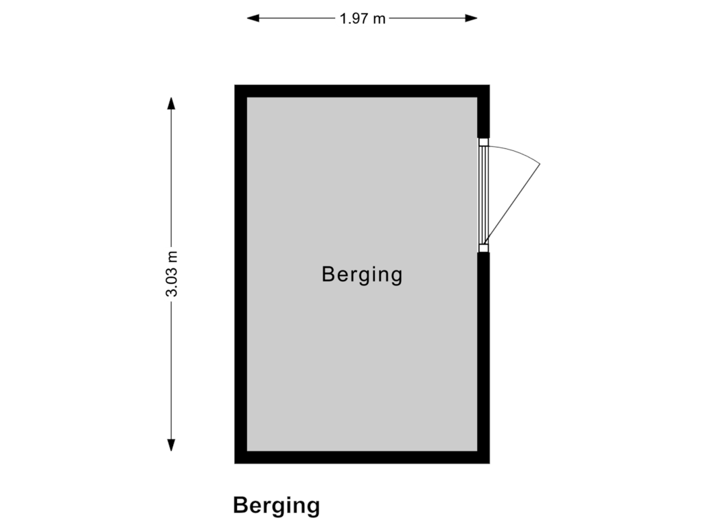 Bekijk plattegrond van Berging van Baetenburg 71