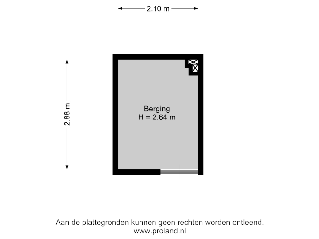 Bekijk plattegrond van Berging van Stationsplein 45