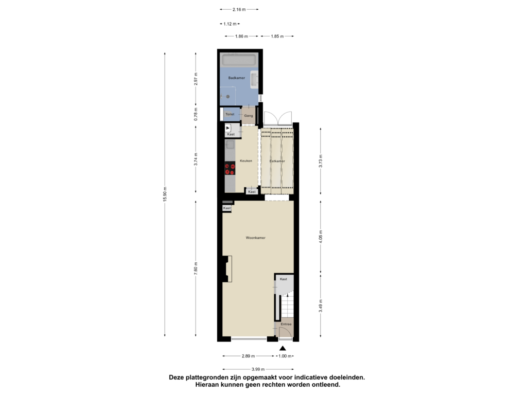 Bekijk plattegrond van Begane Grond van Hoeksekade 68